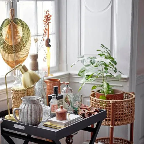 Mise en scène d'objets de décoration intérieure