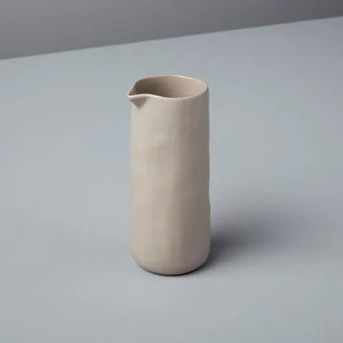 petit pichet en grès blanc